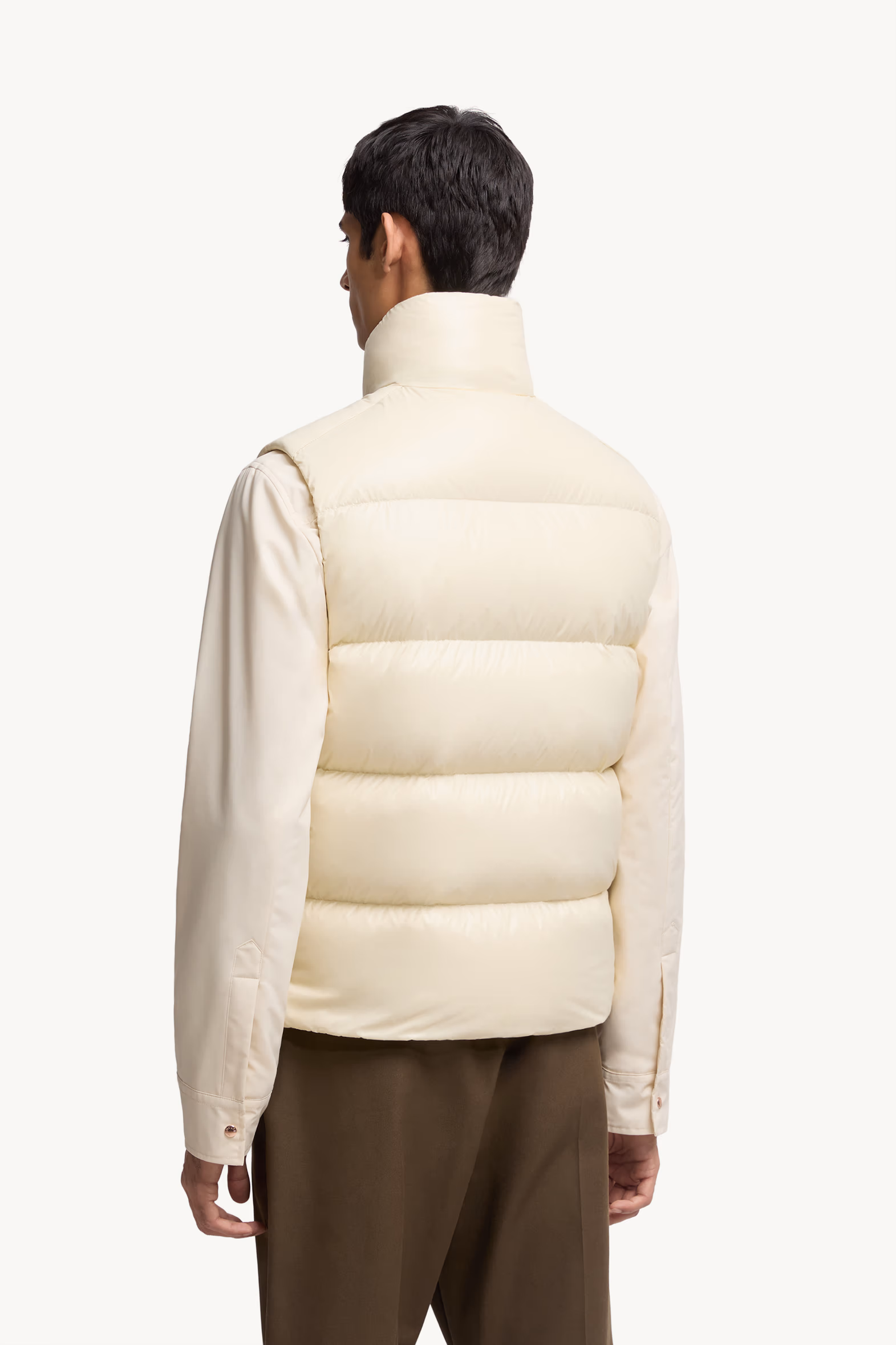 Lipsi Down Vest Men White Ivory Moncler 5